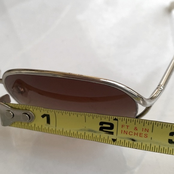 Prada vintage sunglasses 😎 with case made in Italy white temples silver frame - Picture 15 of 16